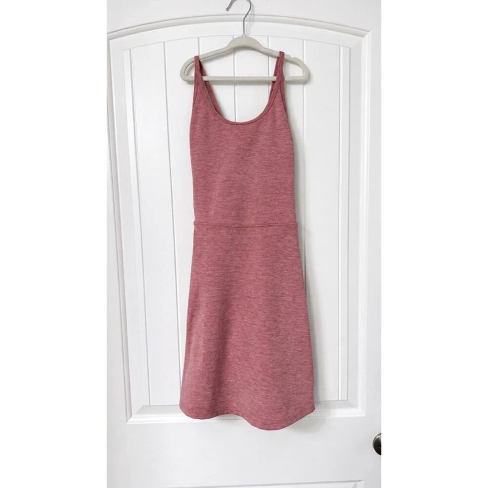 Freely Girls Large Pink Athletic Tennis Dress Built-In Shorts & Pockets